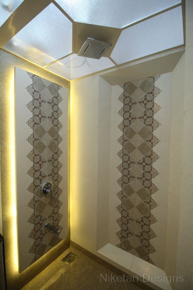 Niketan's smart interior design concepts for shower area